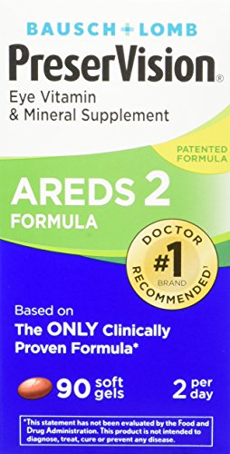 Book Cover AREDS 2 Formula, 90 Soft Gels - Bausch & Lomb PreserVision