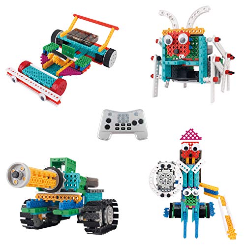 Book Cover Robotic Kit for Kids Aged 6 7 8 9+, Ingenious Machines Remote Control Building Kits for Kids â€“ TG633 Awesome Fun Build Your Own Robot Toy by ThinkGizmos (All Batteries Included)