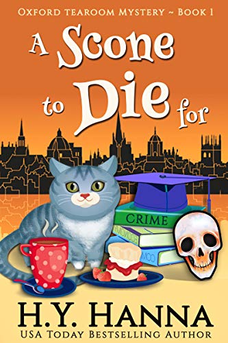 Book Cover A Scone To Die For (Oxford Tearoom Mysteries ~ Book 1)