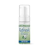 Refresh Liquid Wipe Toilet Paper Foam – Flushable Wet Wipe Alternative – Cleanses & Soothes with Witch Hazel & Aloe – Plumbing & Septic Safe – Travel Size – 50ml (1.69 oz)