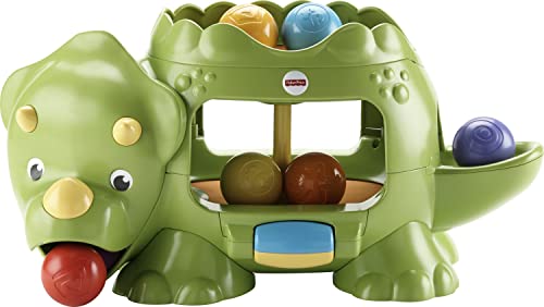 Fisher-Price Double Poppin' Dino, Ball Popper Infant Toy