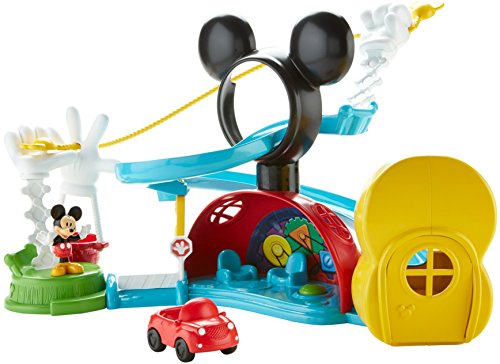 Book Cover Fisher-Price DMC67 Disney Mickey Mouse Clubhouse – Zip, Slide & Zoom Clubhouse
