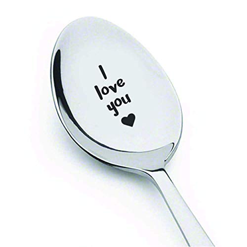 I Love You Spoon - I Love You Darling - Let Love Brew Spoon - I Love You a Late - Love You More Than Coffee - I Love You Like XOXO - OWL Always Love You - Romantic Gift - Coffee Lover Gift