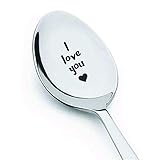 Couple Gift - I Love You More - Valentines day Gift for Girlfriend | Birthday Gift for Boyfriend | Couple Gift | Christmas Gift for Her | 1st Anniversary Gift | Newly Wed Gift | Engraved Spoon
