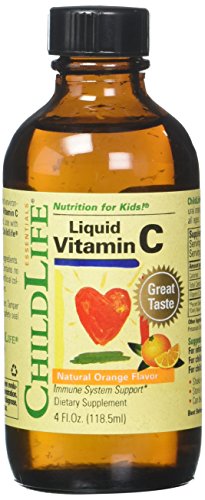 Childlife Vitamin C, 4 Fl. Oz., Natural Orange Flavor (Pack of 3)
