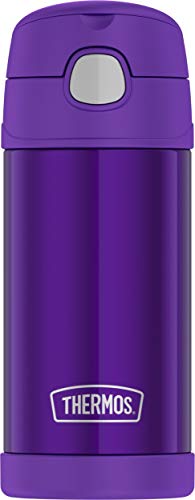 Book Cover Thermos F4016VI6 12 Ounce Stainless Steel FUNtainer Bottle,Violet