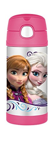 Thermos Funtainer 12 Ounce Bottle, Frozen Pink