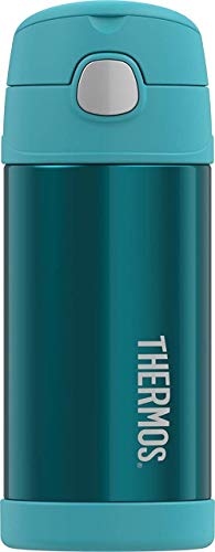 Book Cover Thermos F4016TL6 12 Ounce Stainless Steel FUNtainer Bottle, Teal