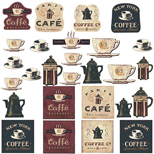 Book Cover Coffee House, Bakery Shop, Cafeteria, Lounge Room, Kitchen Wall Sticker Decor Decal Decoration by Coffee House