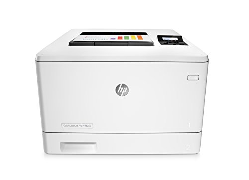 Book Cover HP Laserjet Pro M452nw Wireless Color Laser Printer with Built-in Ethernet, Amazon Dash Replenishment Ready (CF388A)