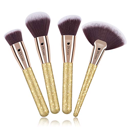 DUcare Makeup Kabuki Brushes (Gold)