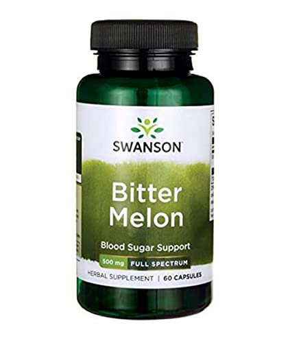 Swanson Premium Full-Spectrum Bitter Melon 500mg -- 2 Bottles each of 60 Capsules by Swanson Premium