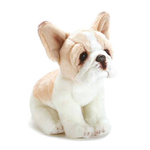 Nat and Jules Sitting Small French Bulldog Light Brown And White Children's Plush Stuffed Animal