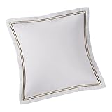 Amazon Brand – Pinzon 400-Thread-Count Egyptian Cotton Sateen Hotel Stitch Sham - European, Taupe