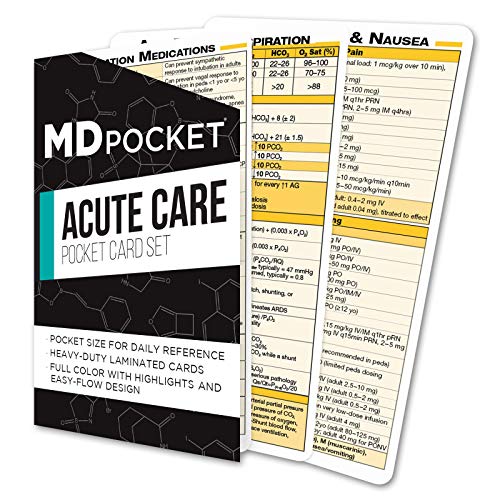 Book Cover Acute & Critical Care Card Set