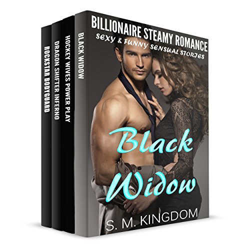 Black Widow Box Set 4-In-1 Romance Book Bundles: Billionaire Bachelors Revenge, College Sports Love Story, Interracial Shapeshifter Mystery, Hockey Wives Power Play (Be My Bad Boy Tonight Series)