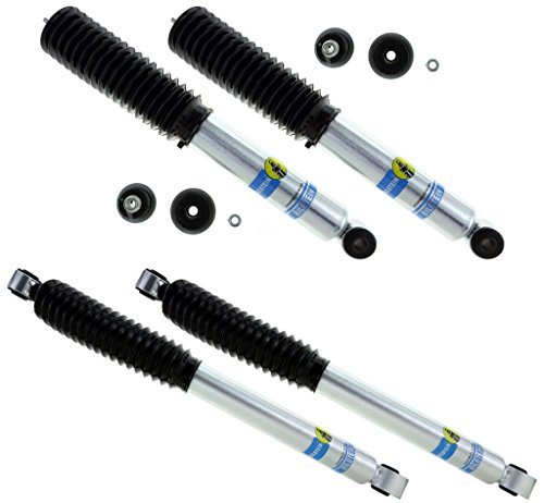 Bilstein 24-186735/24-186742 Set of Front and Rear B8 5100 Series Suspension Shock Absorbers fits Select Silverado/Sierra 1500 HD, 2500, 2500 HD, 3500, and 3500 HD Models | Easy Installation