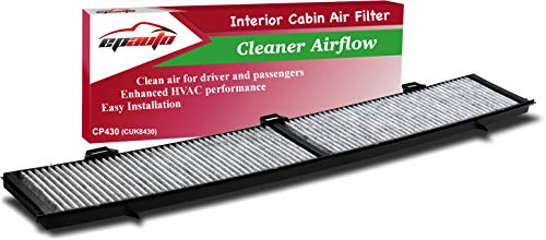 EPAuto CP430 (CUK8430) Replacement for BMW Premium Cabin Air Filter includes Activated Carbon for 100 Series (2008-2013), 300 Series (2006-2013), 700 Series (2013), X1 (2013-2015)