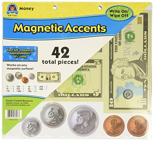 Book Cover Teacher Created Resources Money Magnetic Accents (77243)
