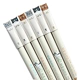 GANSSIA Colorful Cats Design 0.38mm Gel Pens Black Ink Pen Pack of 6 PCS