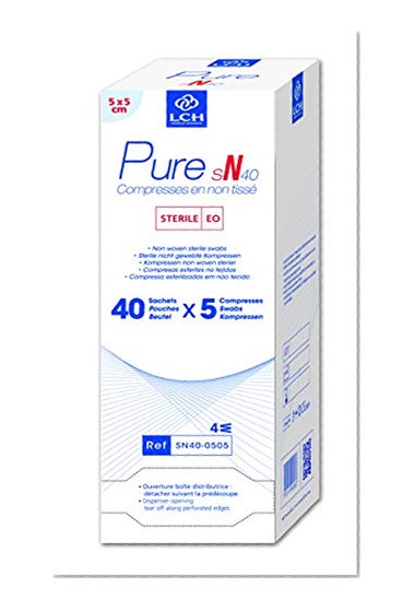 LCH Compresse Non Tissée/Stérile 40 g 5 x 5 cm S/5
