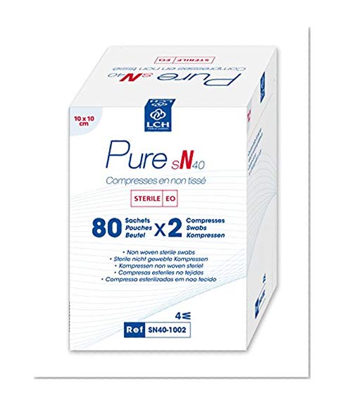 LCH Compresse Non Tissee/Sterile 40 g 10 x 10 cm M/4
