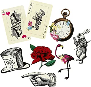 Talking Tables Truly Alice Party Prop Set for a Tea Party & General Party Decoration, Multicolor