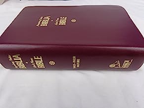 Tagalog - English Diglot Bible Burgundy Leather Cover with Thumb Index / TPV - TEV Tagalog Popular Version - Today's English Version / Magandang Balita Biblia May Deuterocanonico - 2009 Print
