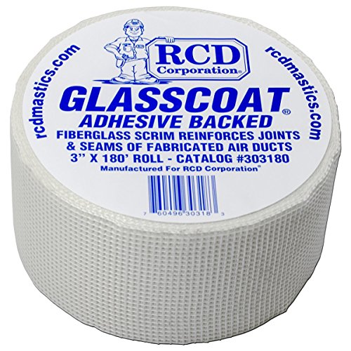 Glasscoat® Adhesive-Backed Fiberglass Mesh 3" X 180'
