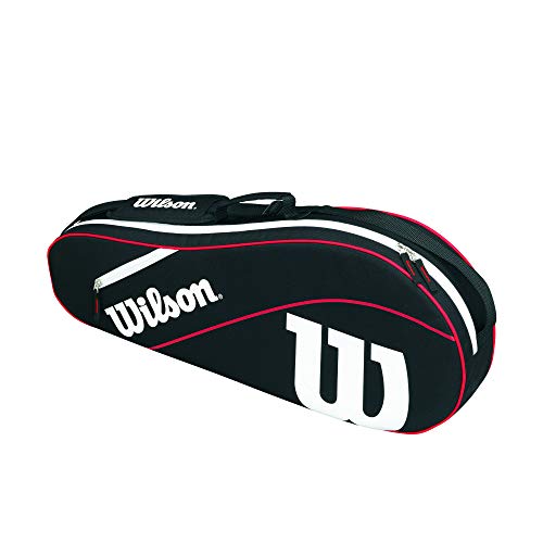 Wilson Advantage III Triple Bag - Black/Red