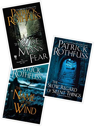 3 Book Set of The Kingkiller Chronicle Series (The Name of the Wind, Wise Man's Fear and The Slow Regard of Silent Things)