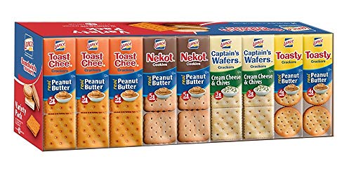 Book Cover Lance Sandwich Crackers, Variety Pack, 36 Count