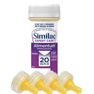 Book Cover Similac Alimentum Ready To Feed 2 fl oz bottle / Case of 48 (With 10 Nipples)