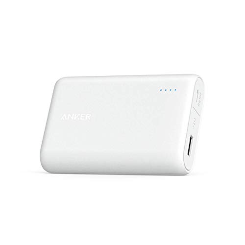 Book Cover Anker PowerCore 10000, One of The Smallest and Lightest 10000mAh External Batteries, Ultra-Compact, High-Speed Charging Technology Power Bank for iPhone, Samsung Galaxy and More