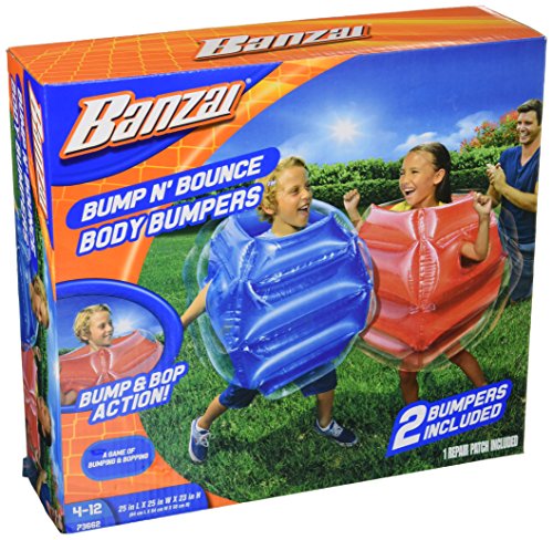Book Cover Banzai LYSB01B1X3USS-TOYS Bump n Bounce Body Bumpers, Garden Toy, 2 Bumpers Included