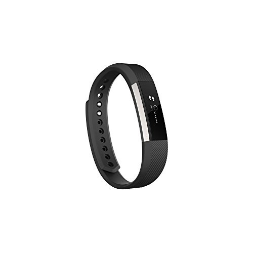 Book Cover Fitbit Alta Fitness Tracker, Silver/Black, Large (6.7 - 8.1 Inch) (US Version)