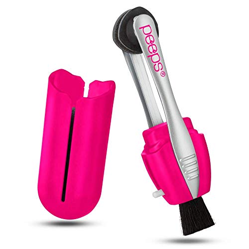 CarbonKlean Peeps Eyeglass Lens Cleaner - Efficient and Durable Carbon Microfiber Technology - Exclusively Used by NASA - 500 Uses (Pink)