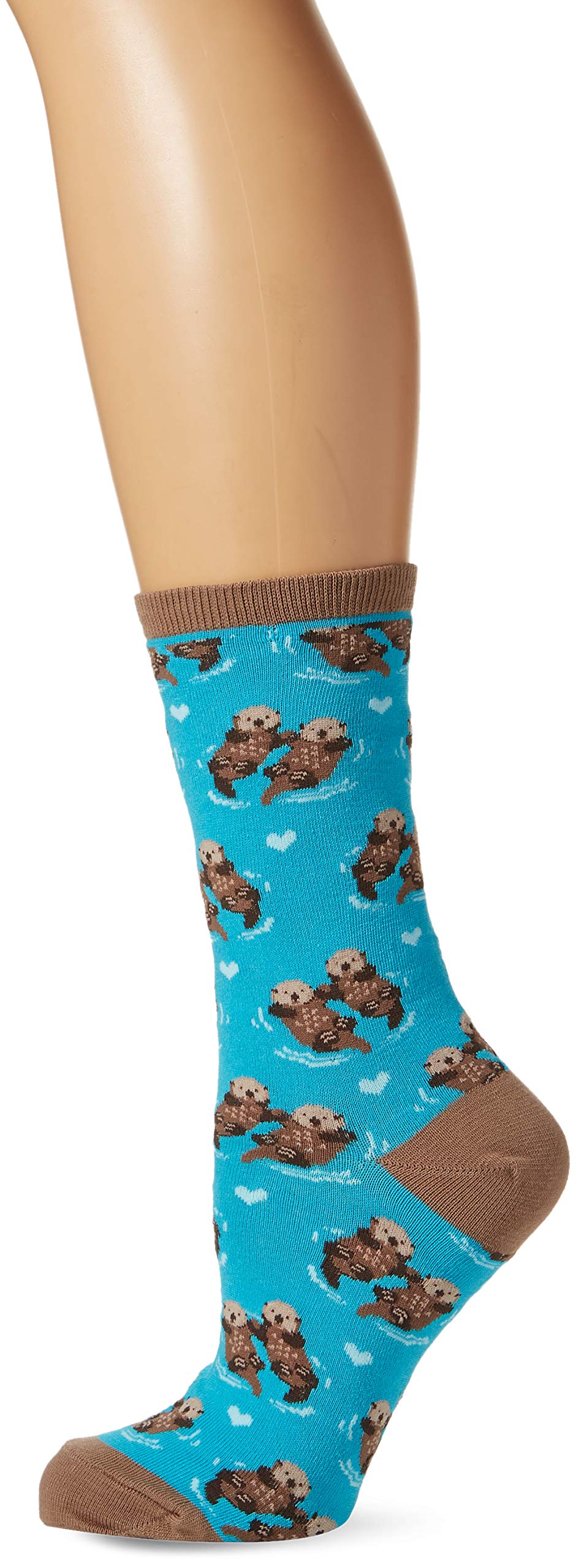 Socksmith Women's Significant Otter One Size Bright Blue-wnc581
