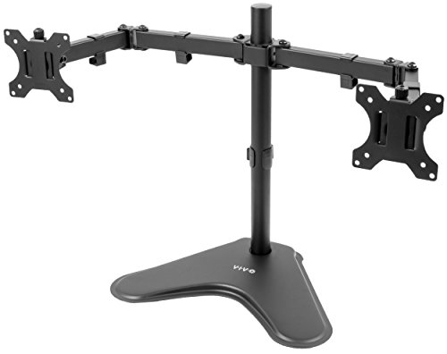 Book Cover VIVO Dual Monitor Stand Up Desk Mount Extra Tall 39
