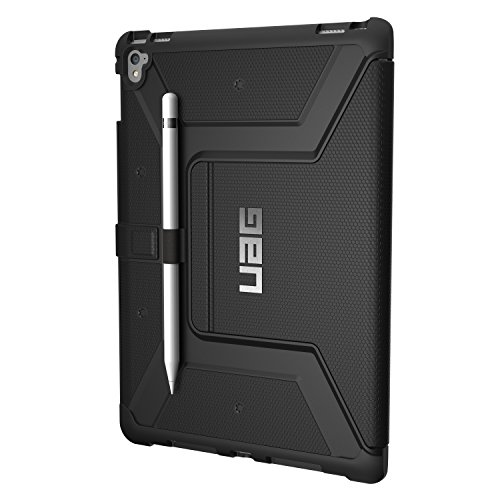URBAN ARMOR GEAR [UAG] Folio iPad Pro 9.7-inch Feather Light Composite [Black] Military Drop Tested iPad Case