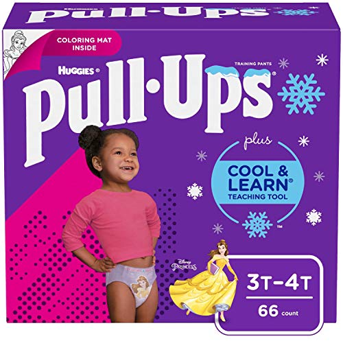 Pull-Ups Cool & Learn Girls' Training Pants, 3T-4T, 66 Ct