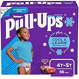 Pull-Ups Cool and Learn Training Pants for Boys, Size 4T-5T, 56 Count