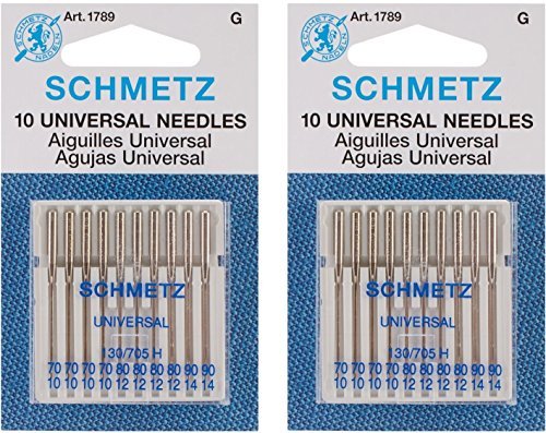 Book Cover Euro-Notions Universal Machine Needles, 10-Pack (2 pack)