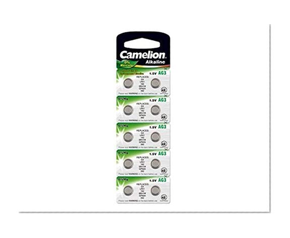 CAMELION Pack de 10 piles Camelion Alcaline AG3 0% Mercury/Hg