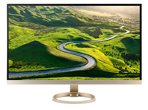 Acer H277HU kmipuz 27-Inch IPS WQHD 2560 x 1440 Display, USB 3.1 Type-C port, HDMI, DP, 2 x 3w speakers,Black