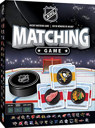 Book Cover MasterPieces NHL Matching Game, 64 Cards, For Ages 3+