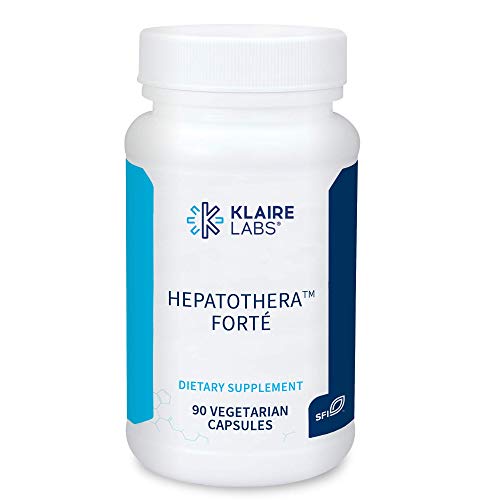 Klaire Labs Hepatothera Forte - Intensive Liver Detox Support Complex with Milk Thistle, NAC & Selenium (90 Capsules)