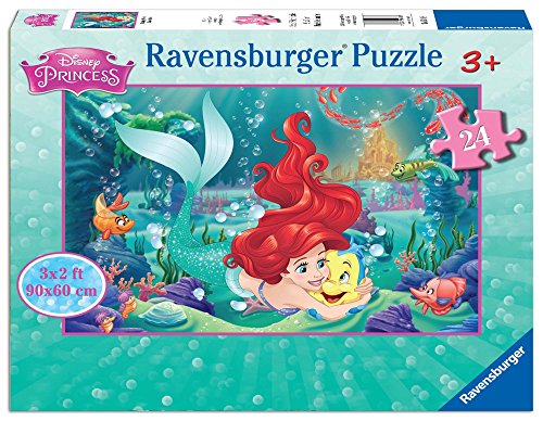 Book Cover Ravensburger 05468 Hugging Arielle 24 Piece Jigsaw Puzzle for Kids â€“ Every Piece is Unique, Pieces Fit Together Perfectly