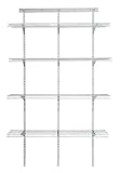 ClosetMaid 2845 ShelfTrack 4ft. Pantry Organizer Kit, White