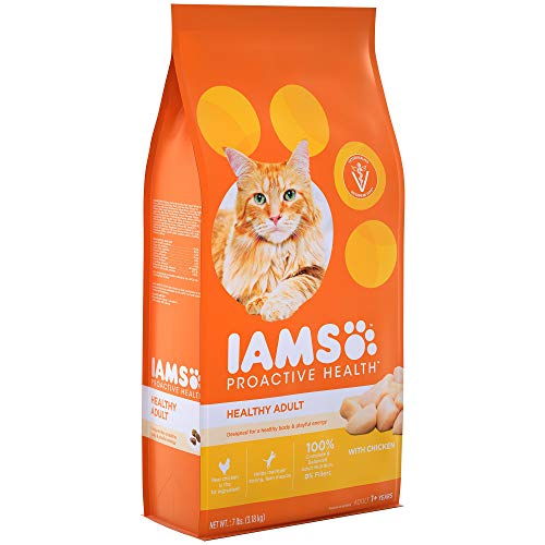 Iams Proactive Health Healthy Adult Dry Cat Food With Chicken, 7 Lb. Bag